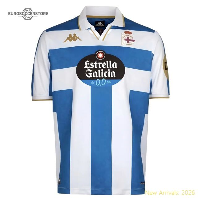 2025-2026 Deportivo La Coruna Home Jersey - Supporter Edition