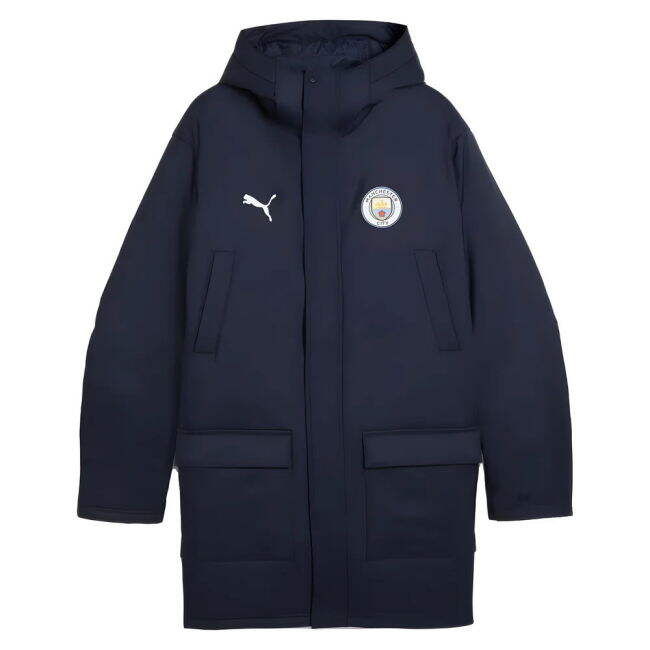2025-2026 Man City Training Winter Coat (Deep Navy)