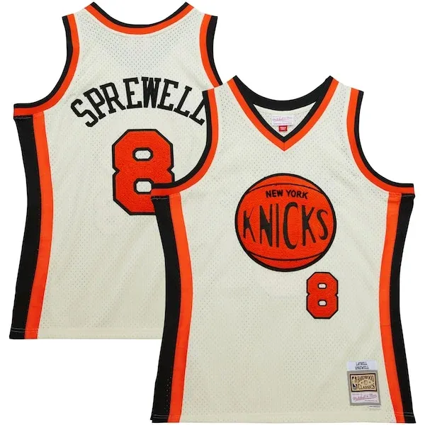 Premium Latrell Sprewell NYK NBA Swingman Jersey - Licensed Product