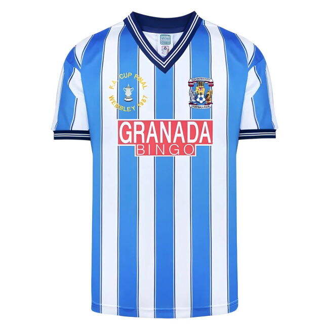 Women's Coventry 1987 FA Cup Final Retro Shirt