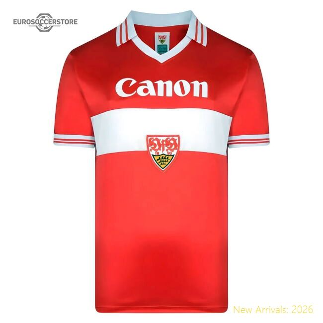 Elite Score Draw Vfb Stuttgart 1980 Auswart Retro Football Shirt