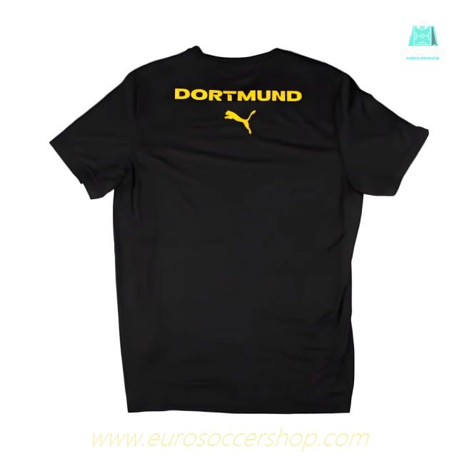 2024-2025 Borussia Dortmund Casuals Tee (Black) (Hummels 15)