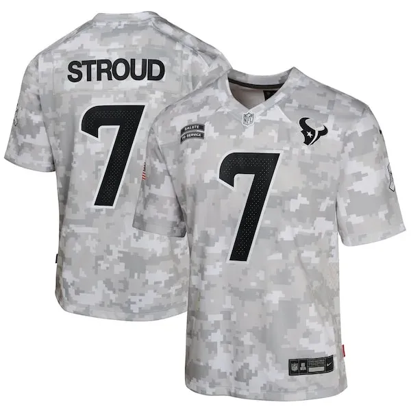 None Stroud Houston Game Jersey - Camo | NFL Player Jersey | NFL Footb