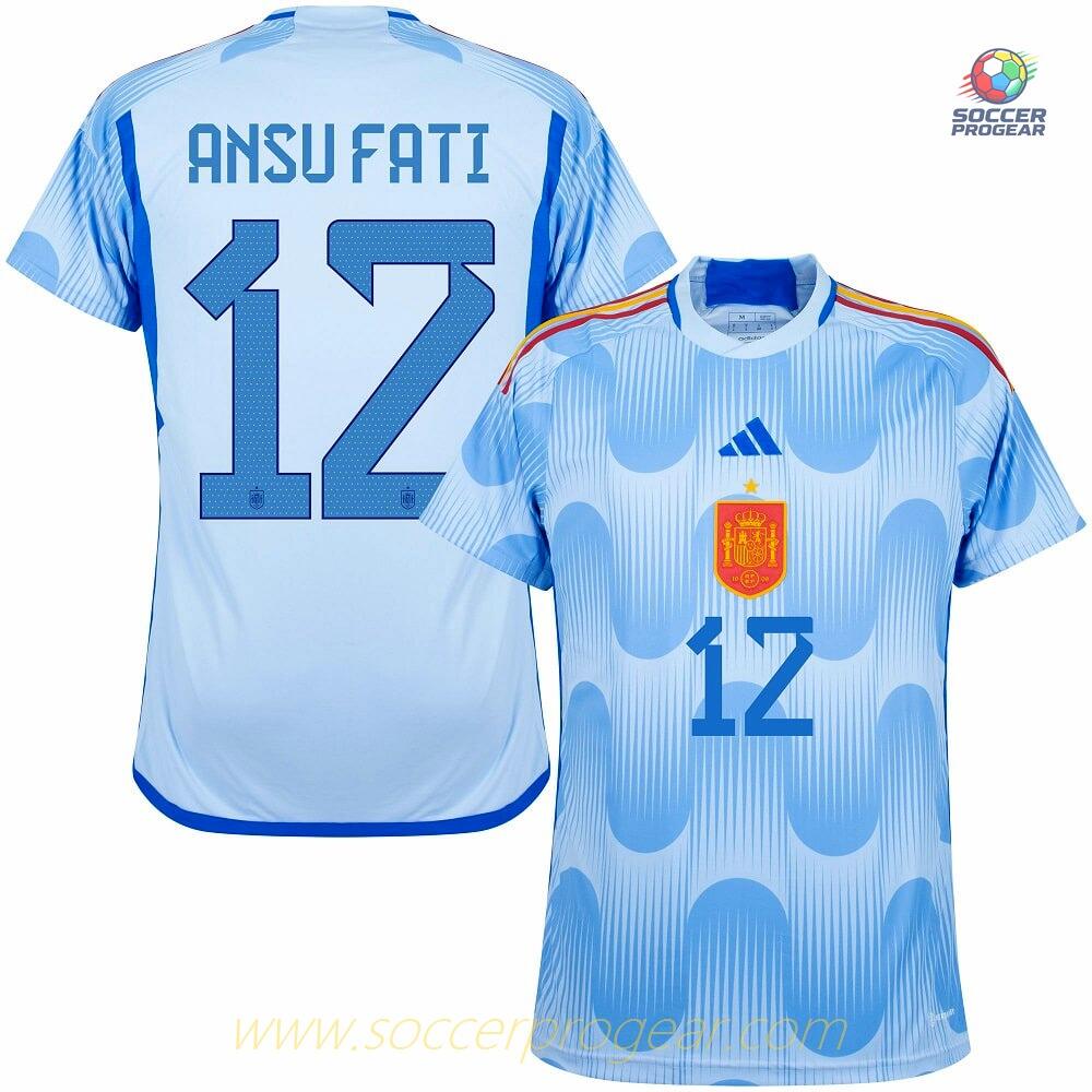 SPAIN High Quality AWAY JERSEY 2023 2024 ANSU FATI
