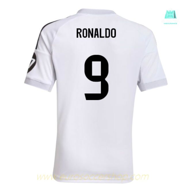 2025-2026 Real Madrid Home Shirt (Kids) (Ronaldo 9)