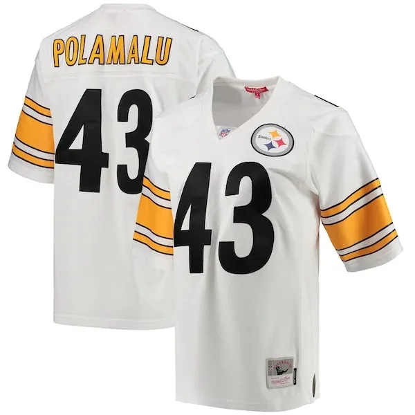 Pittsburgh Steelers Replica NFL Jersey - White | Top-Grade Football...
