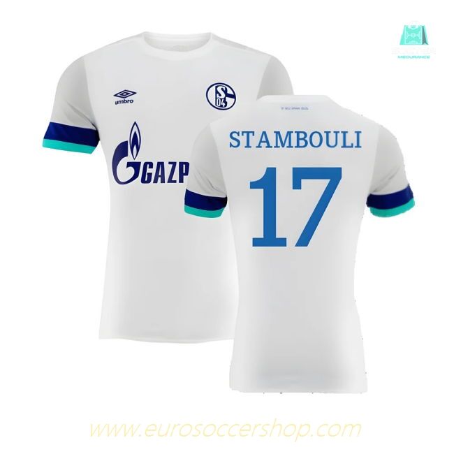 Schalke 2019-20 Away Shirt ((Mint) L) (STAMBOULI 17)