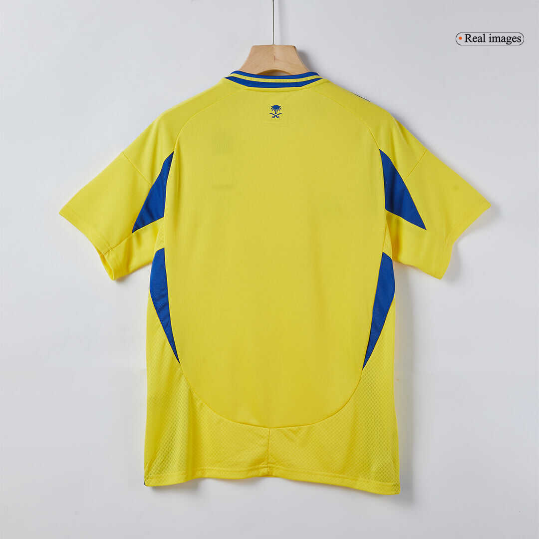 Al Nassr Home  Soccer Jersey Kit(Jersey+Shorts) 2024/25 Authentic Kit