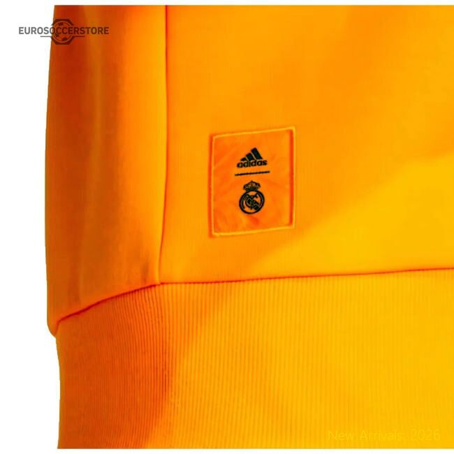 2024-2025 Real Madrid Seasonal Double Knit Crew (orange)