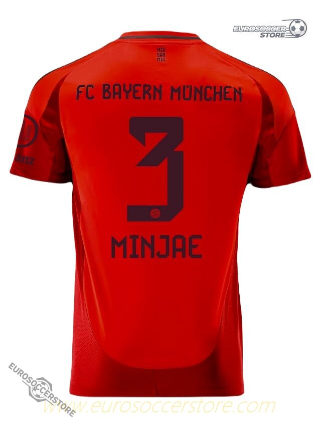 Bayern Munich Home Jersey 24-25 Version 3 for Minjae