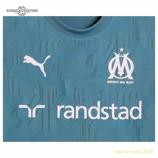 Genuine High-Quality 2024-2025 Marseille Training Shirt (Bold Blue)