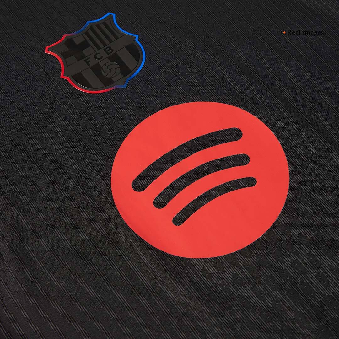 Player Version Barcelona Away Soccer Jersey 2024/25 - Spotify Logo Wit