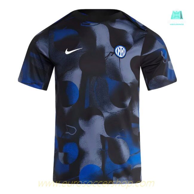 2024-2025 Inter Milan Dri-Fit Pre-Match Shirt (Black)