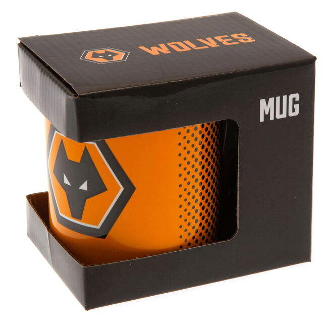 Wolverhampton Wanderers FC Fade Mug - high quality