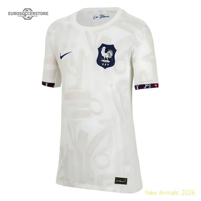 France 2023-2024 Official Away Jersey - Modern Temperature-control