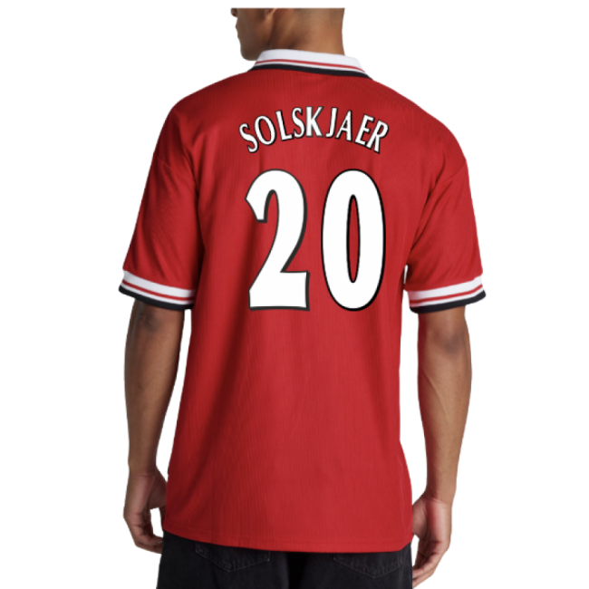 1998-2000 Man Utd Retro Home Shirt (Solskjaer 20) - fan gear