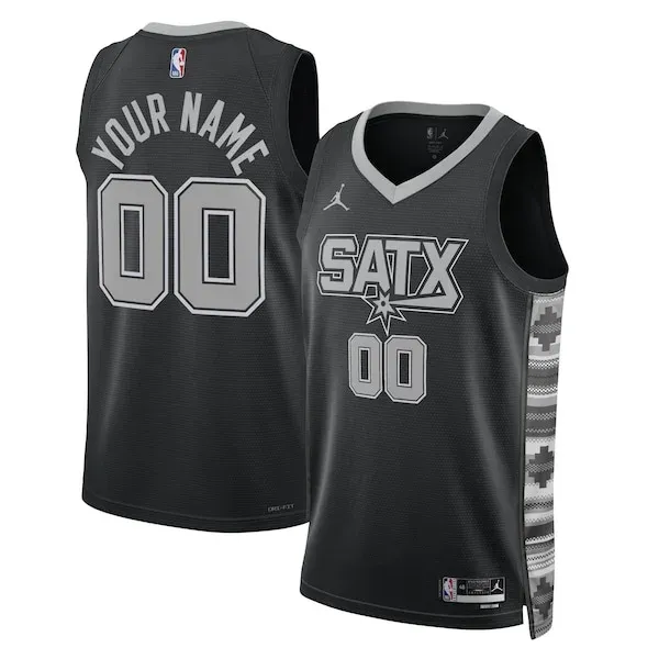 San Antonio SAS Swingman Jersey - genuine NBA - Black game-day