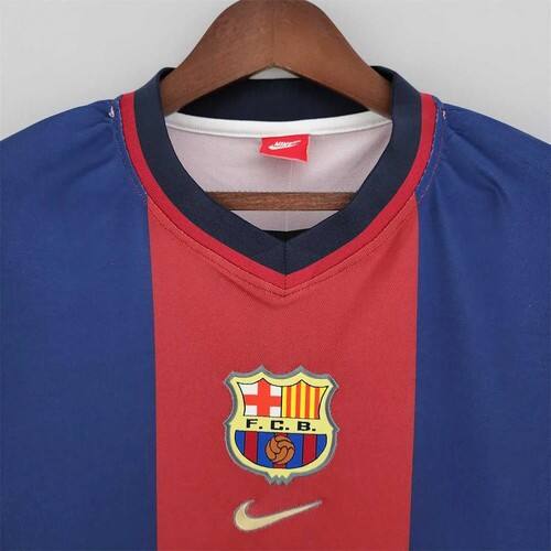 1998-1999 Barcelona (barca) Local - Soft Cotton - Authentic