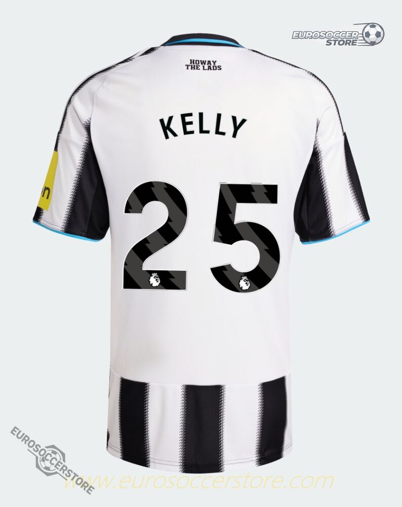 Newcastle United Home KELLY 25 Football Jersey 2025-26 Season