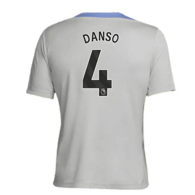Licensed Spurs Tottenham Strike Training Jersey Grey Danso #4 Ultr...