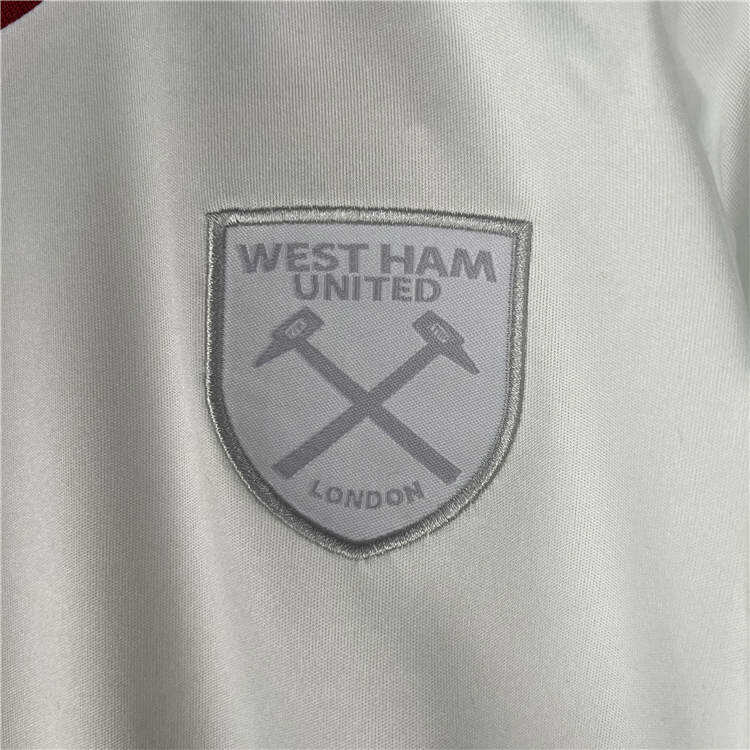 Kids West Ham United 2324 Away White Football KitsShirtShorts -