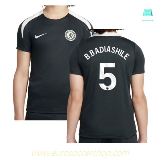 2025-2026 Chelsea Strike Training Shirt (Green) - Kids (B.Badiashile 5)