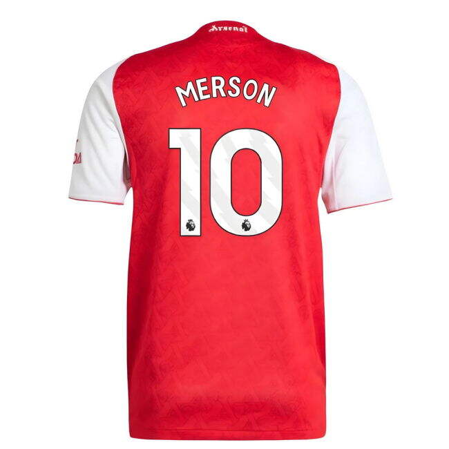 2025-2026 Arsenal Authentic Home Shirt (Merson 10)