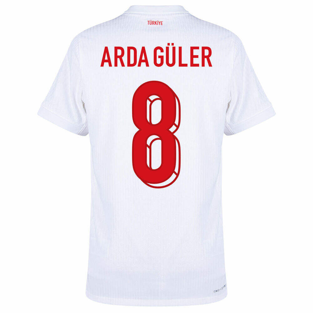 Türkiye Home Soccer Shirt 2024-2025 Edition Season Arda Guler