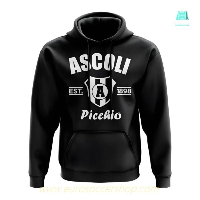 Ascoli Established Football Hoody (Black)