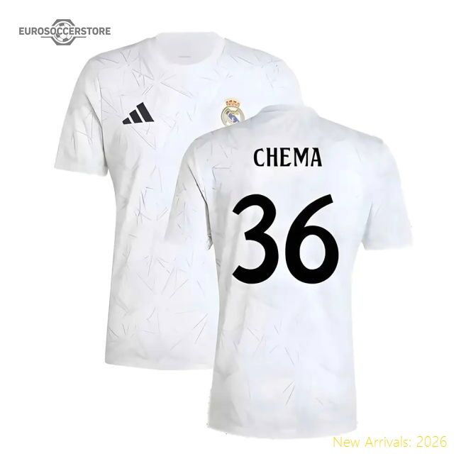 2024-2025 Real Madrid Pre-match Shirt (white) (chema 36)