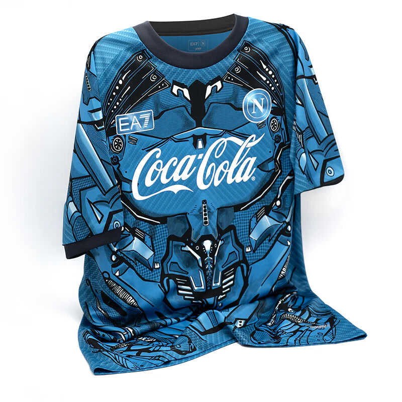 SSC Napoli Blue Training Soccer Jersey 2025/26 Authentic Kit
