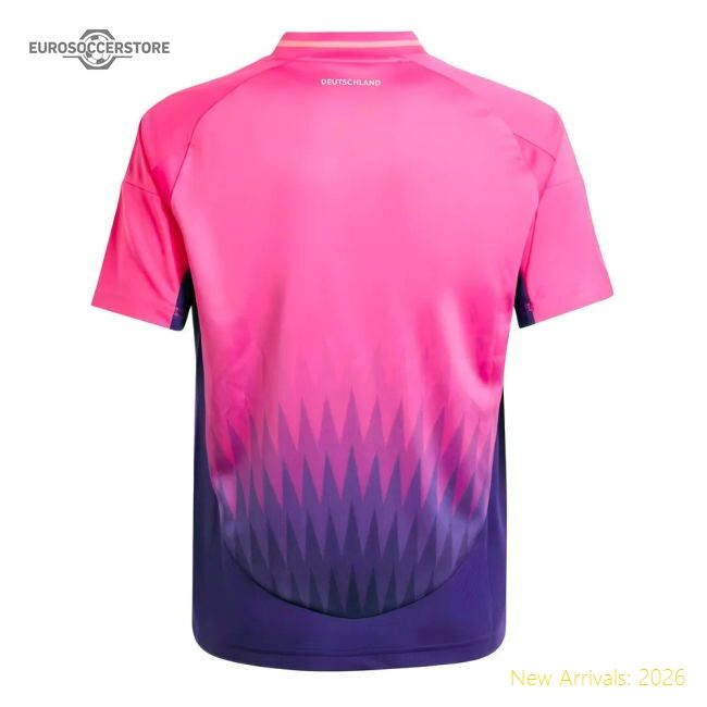 Premium Germany 2024-2025 Away Short Sleeve Shirt Athletic Moisture-management