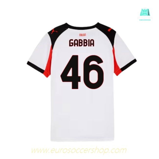 2025-2026 AC Milan Away Shirt (Kids) (Gabbia 46)