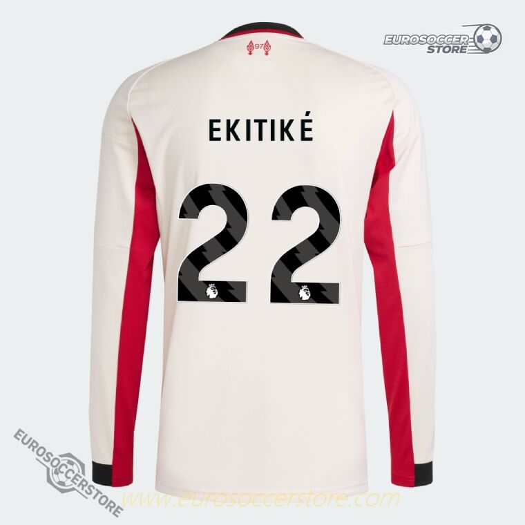 EKITIKÉ 22's Liverpool Away Long Sleeve Jersey for the 25-26 season - EKITIKÉ 22 Liverpool 25-26 Away Long Sleeve Jersey