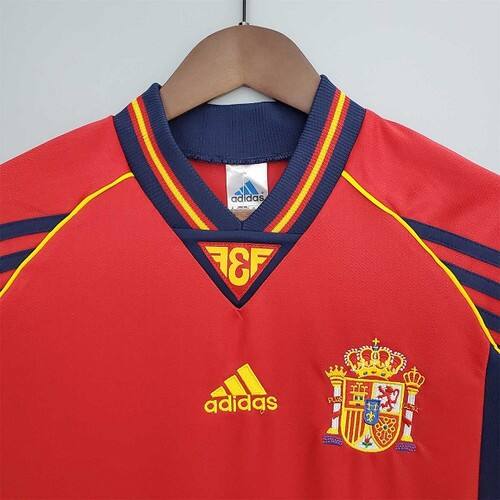 True La Roja Cup #1998 Top Tier New Release Home Shirt - Spain Football