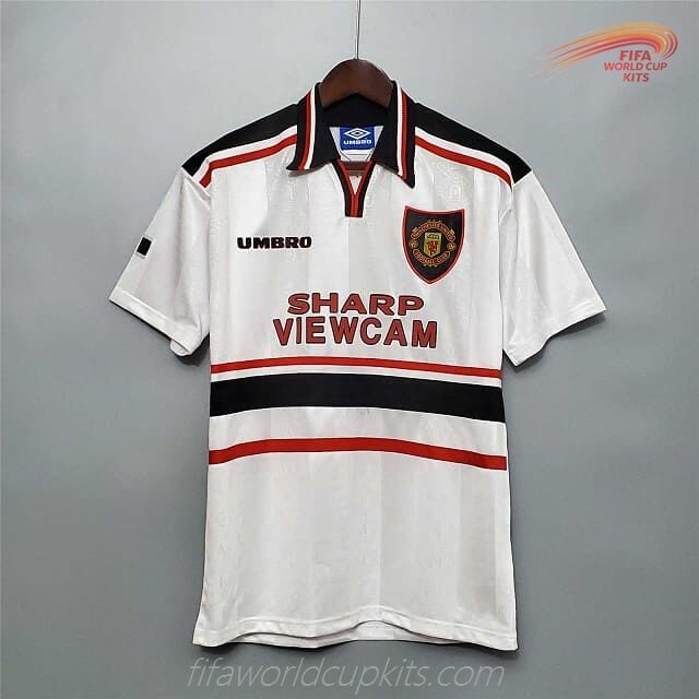 Manchester United season 97-99 Road Alabaster Football Strip
