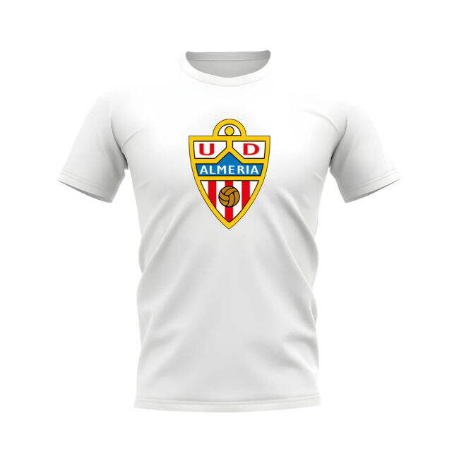 Almeria Badge T-shirt (White) | Licensed Product | Durable