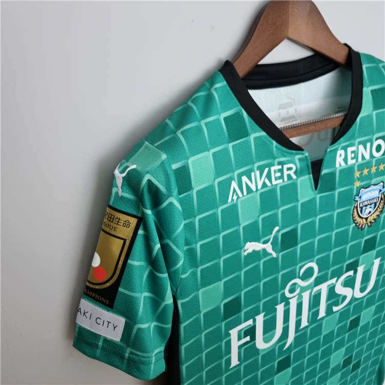 Kawasaki Frontale 2223 Third Green Soccer Jersey Football Shirt -