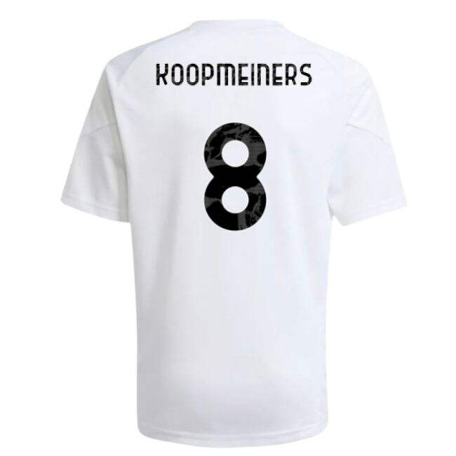2025-2026 Juventus Training Shirt (White) - Kids (Koopmeiners 8)