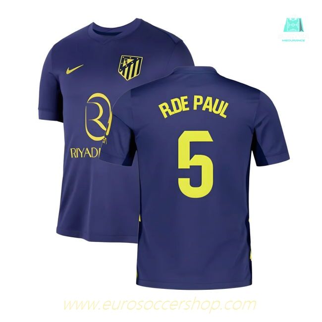 2025-2026 Atletico Madrid Away Shirt (R.De Paul 5)