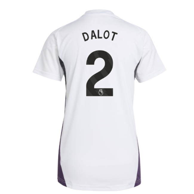 2025-2026 Man Utd Training Jersey (White) - Womens (Dalot 2)