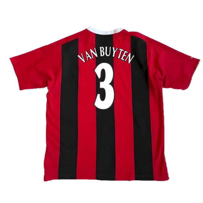 Football Away Shirt Very Good Xl Van Buyten #3 Premium Quality Int...
