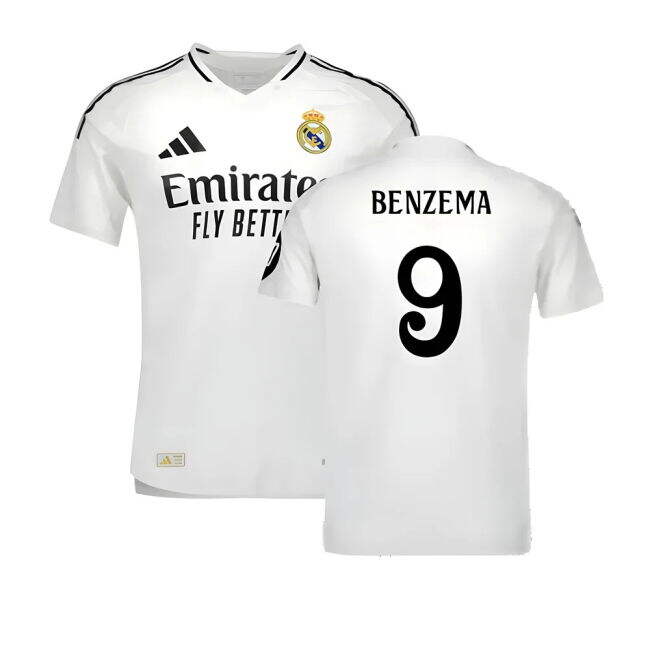 2024-2025 Camiseta Real Madrid Local Hombres - Auténtica - Benzema 9