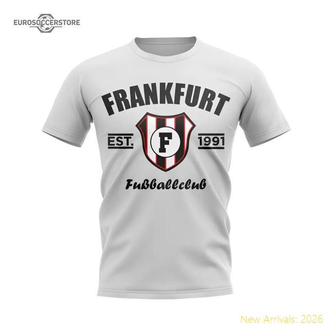 Top-Quality Frankfurt Established Football T-Shirt (White)