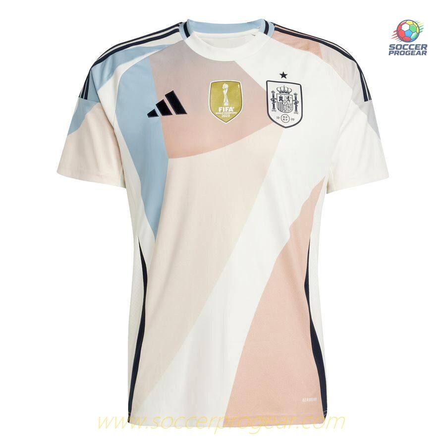 Spain Euro 2025 Collection Men's Away Team Football Jersey