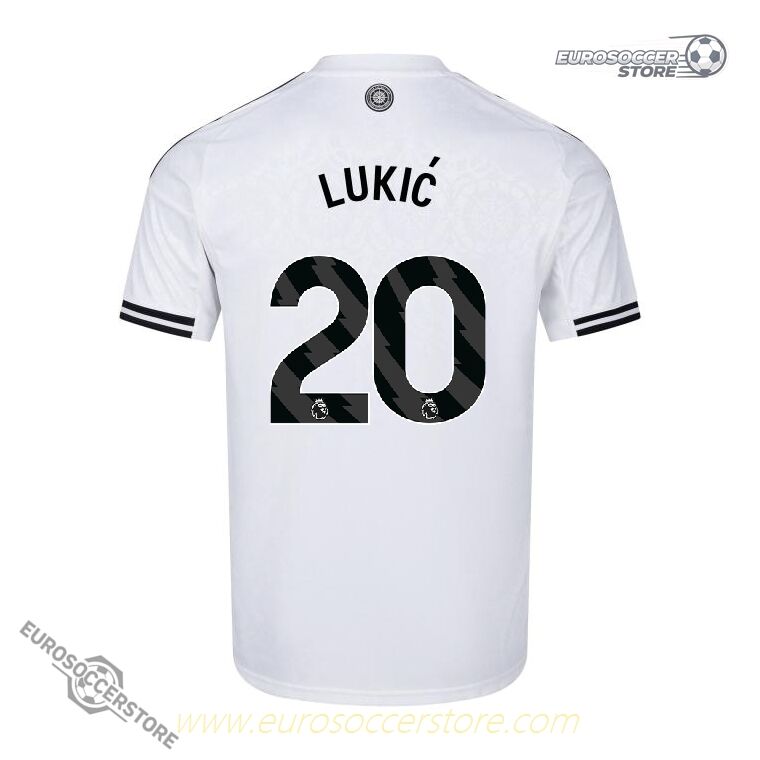 Fulham 25-26 Home Version LUKIĆ 20 Football Jersey