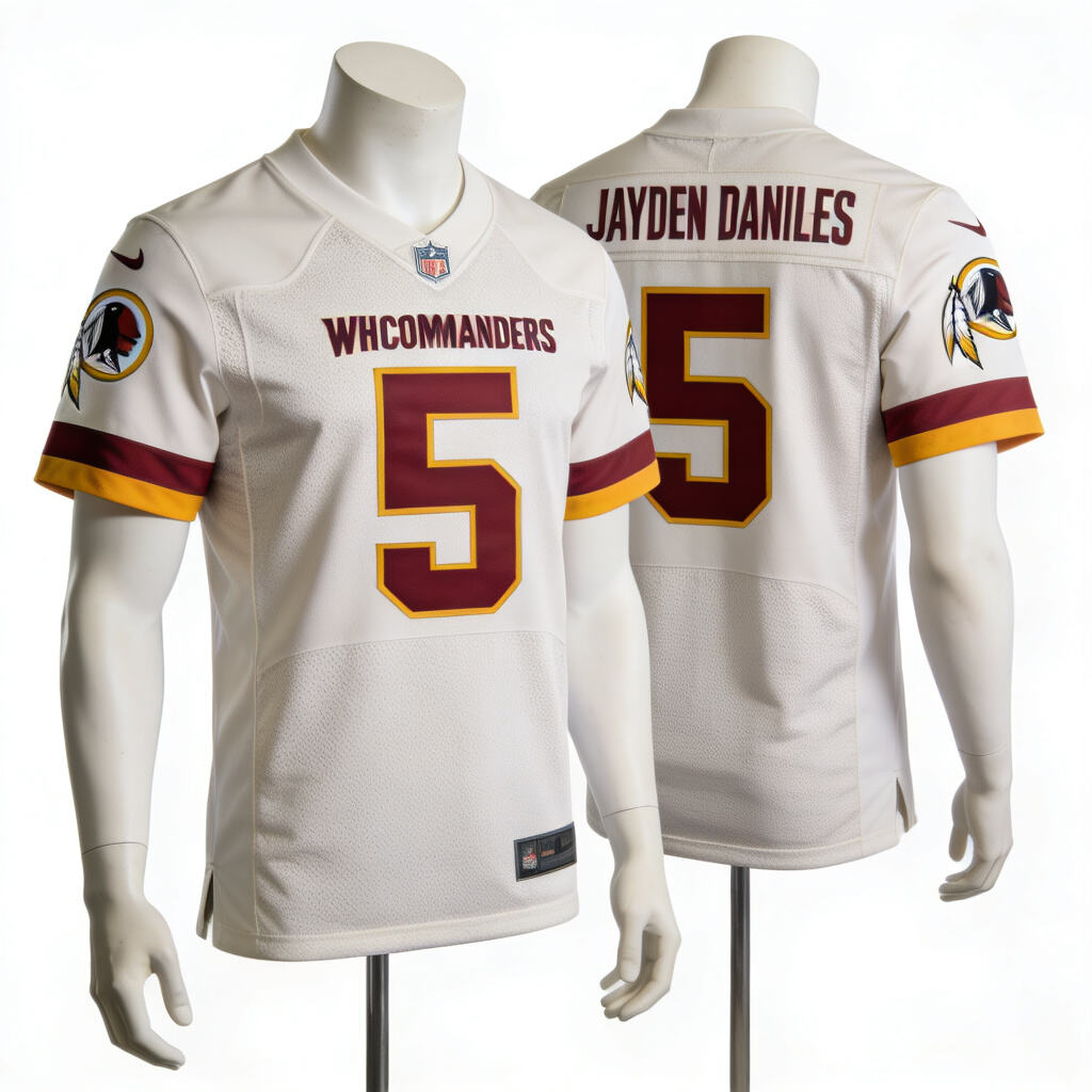 Jayden Daniels Commanders Jersey