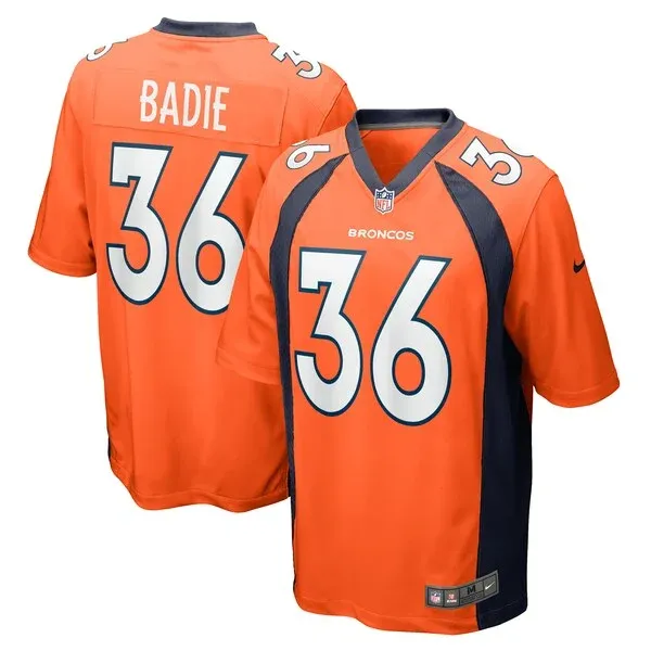 None Game NFL Jersey - Orange | Top-Grade Football Apparel | NFL Footb
