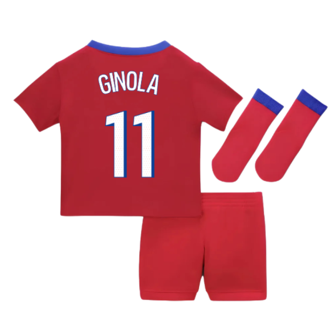 Baby Genuine 2025-2026 PSG Ligue 1 Third Strip (Ginola 11)
