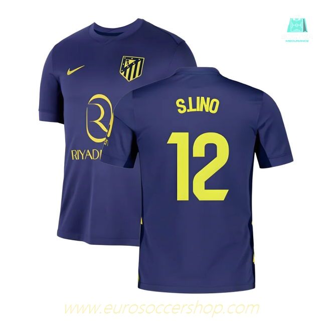 2025-2026 Atletico Madrid Away Shirt (S.Lino 12)